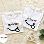 ペコにこちゃん 名前入り Tシャツ 出産祝い 