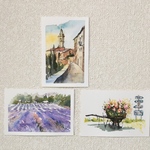（I）絵葉書　ポストカード　原画　水彩画　風景画