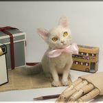 羊毛フェルト　猫　バーミーズ　ねこ　ネコ　猫フィギュア