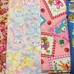 縦20㎝×横20㎝ハギレ4枚セット「ラブリーレトロ❤」