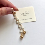 vintage chain × gold heart