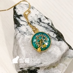 改良🌟幸運のダーツピアス(ミントグリーン、夜空)