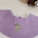 ▽刺繍スタイ ねずみ