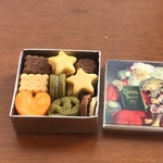 ミニチュアクリスマスクッキー缶