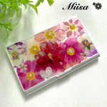 押し花名刺入れ・カードケース＊『花華❀.*･ﾟhana✿hana』＊Miisa *❁数量限定!!