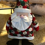 【送料無料】パッチワーク☆ヘキサゴンのサンタクロース