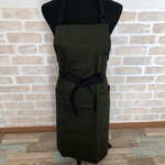 カーキ色　大人　エプロン