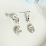 一粒ケシパールのピアス(イヤリング)