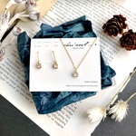 happy bag 14kgf ジルコニア necklace set