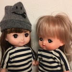 ソランちゃん メルちゃん  あったかニコちゃんニット帽子