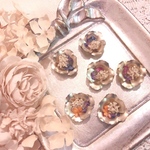 matte gold･:*+.flower