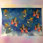 トレーシングペーパー版♪   厚口♡A4サイズ    レトロガールエンジェル　5枚セット  