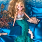 リカちゃんサイズのマーメイド３点セット