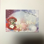 クリスマス　オリジナルメモ♡レトロアニマル　猫ちゃん♡　バラ20枚セット   