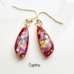 ボルドーカラーとシェルピアス