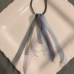 【受注製作】オーガンジー リボン ヘアゴム