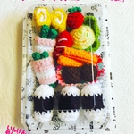 ハンドメイド あみぐるみ ピクニック弁当
