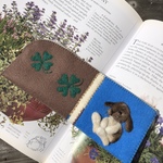 ☆Sale🍀felt  de  patchworkうさぎのペンケース🍀