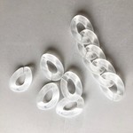 24mmx10 Inport アクリルリンクチェーンビーズ フロスト