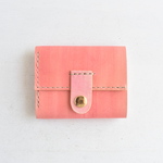 【SALE】革の手染め財布　「カントリーレッド　No.35（ミニ財布）」
