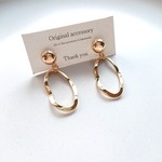 再々販♡ゴールド ラウンド ニュアンス ピアス or イヤリング