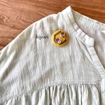 刺繍ブローチ