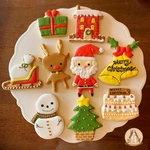 クリスマスアイシング クッキー 🤶大きなアイシングクッキー達 （ラッピング無しです）