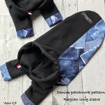 ▪️再販⋆ラグラン長袖⋆Black Denim⋆受注生産