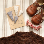 New!【5色展開・5センチ】プルメリアの刺繍・スリム三角パッチンピン