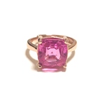 ＊10mm natural square pink sapphire ring＊〜 天然　ピンクサファイア　リング　GIL証明書付き　サファイア