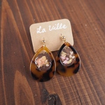 dry flower earring
