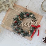 クリスマス リース　ミニサイズ　noel