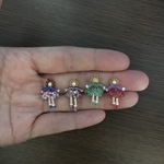 昭和レトロ風ビーズドール2♡すごく小さいミニチュアドール♪