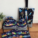 【T様オーダー品】上履き入れ&お弁当セット
