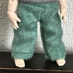 オビツ11 上質なwoolのmint collarのパンツ