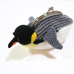 ペンギンのがま口