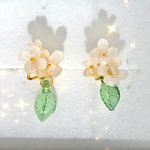 雪柳　ピアス&イヤリング　【☆送料無料☆】