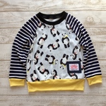 ②【ma様ご依頼品】size130☆パンダ柄長袖Tシャツ