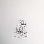 ＊mi_3_ki_3 様専用＊ ワイヤーアート・ ウサギ（全身）
