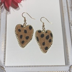 ダルメシアン　ハート　ベージュ