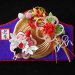 小さなちりめん飾り・迎春《送料込》