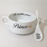 【男の子用】 ネーム入り スープマグ&スプーン　* 名入れ * 出産祝い * プレゼント *  名前入り * 離乳食