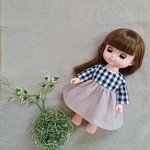 メルちゃん   ソランちゃん   長袖ワンピース 
