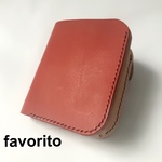 手のひらサイズのイタリアンレザーミニウォレット
