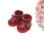＊送料無料＊mini☆mini ミニチュアショートブーツ⑭（星&赤)