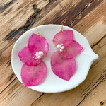 ＊再販＊ブーゲンビリアの大人ピアス