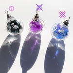 雲レジン☆space☆宇宙玉☆ペンダント