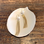 モザイクシェル ×フリンジ ピアス