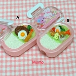 再販⭐️ミニチュア♡2種のお弁当型えんぴつ削り