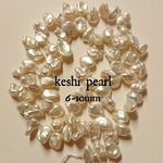 ケシパール クレオ穴 ホワイト 一連 6～10mm 